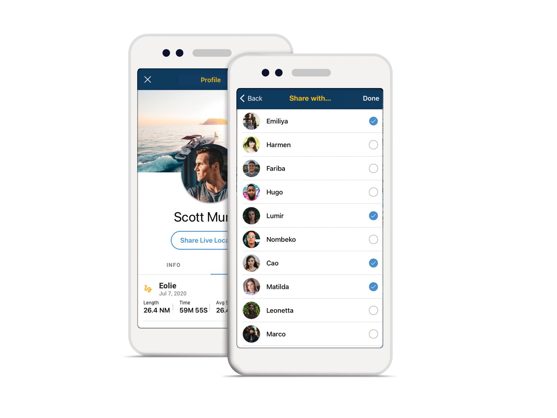 The Navionics Boating app offers a number of new capabilities.